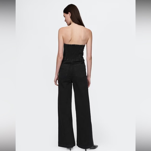 NWT Strapless Denim Jumpsuit - Picture 3 of 4